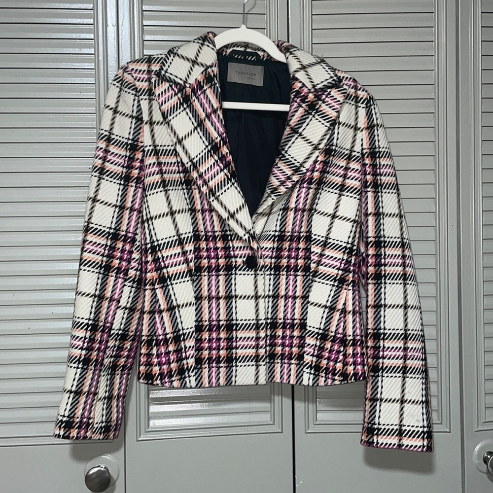 Pink and orange blazer